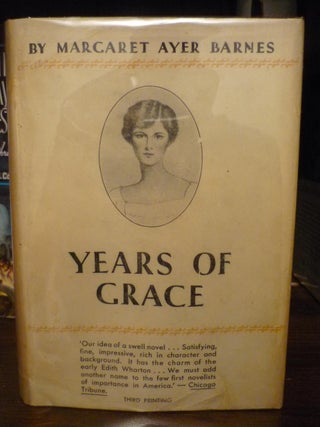 Item #000118 Years of Grace. Margaret Ayer Barnes