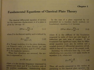 Vibration of Plates