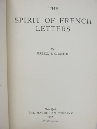 The Spirit of French Letters
