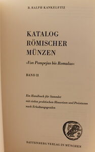 Two volumes, "Katalog Romischer Munzen, Von Pompejus bis Romulus" Band I and Band II