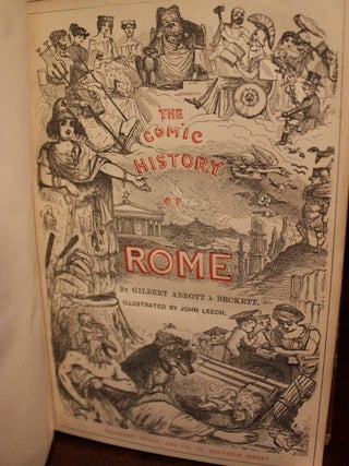 The Comic History of Rome with 10 hand-colored steel engravings