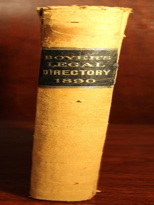 Boyer's Legal Directory of the United States and Canadas, Containing a carefully prepared digest of collection laws of each state and territory, Ontario and Quebec, together with name of at least one attorney in each county of the United States and Canada : also a list of prominent wholesale merchants and manufacturers of Philadelphia, New York, Baltimore, Chicago and St. Louis