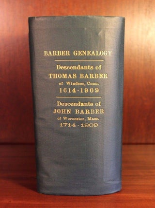 Item #001959 Barber Genealogy in Two Sections. Lillian May Wilson