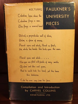 Item #001997 Faulkner's University Pieces. Carvel Collins