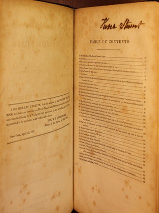 The Book of Common Prayer and Administration of the Sacraments, and Other Rites and Ceremonies of the Church, According to the Use of the Protestant Episcopal Church in the United States of America: Together with the Psalter or Psalms of David