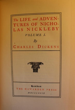 The Life and Adventures of Nicholas Nickleby