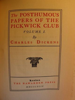 The Posthumous Papers of the Pickwick Club