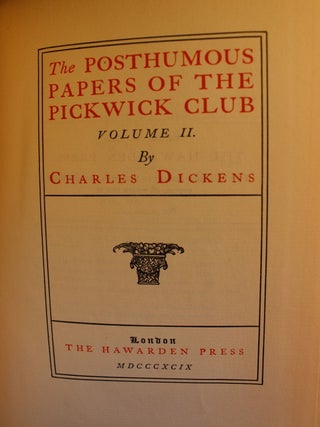 The Posthumous Papers of the Pickwick Club