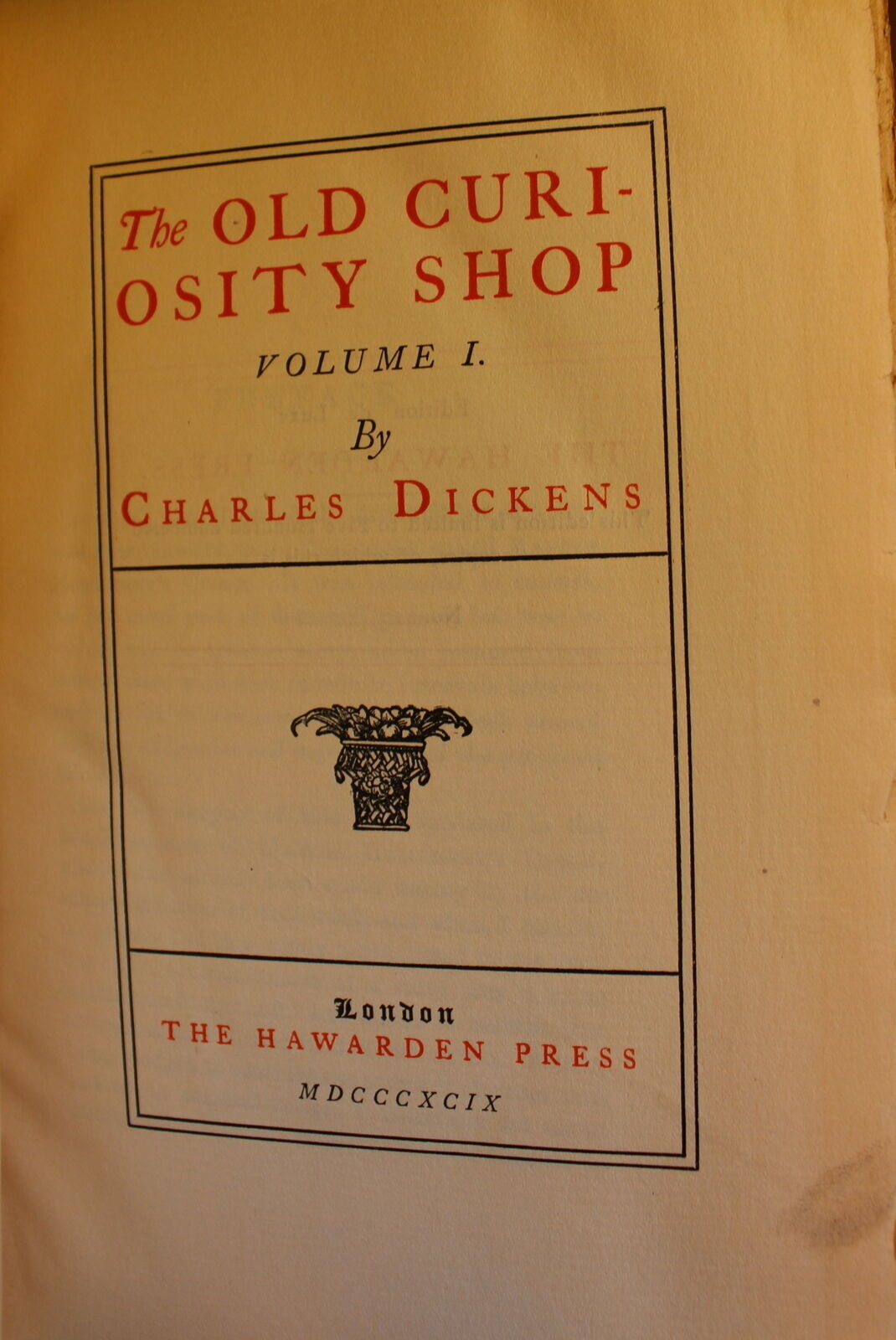 The Old Curiosity Shop, Hard Times | Charles Dickens | Limited Edition