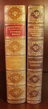 Item #002163 Set of two volumes, "The Complete Poetic and Dramatic Works of Robert Browning"and...