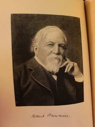 Set of two volumes, "The Complete Poetic and Dramatic Works of Robert Browning"and "The Complete Poetical Works of Elizabeth Barrett Browning"