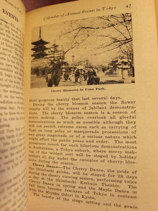 Calendar of Annual Events in Tokyo with Guide to Places of Interest