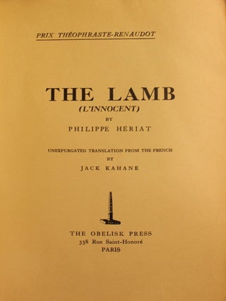 The Lamb SIGNED