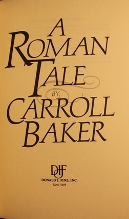 A Roman Tale SIGNED