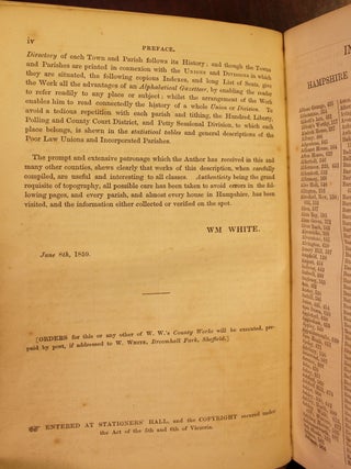 History, Gazetteer, and Directory of Hampshire and the Isle of Wight