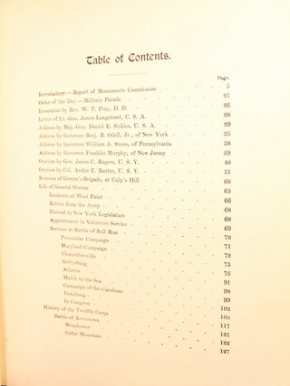 Slocum and his Men, in Memoriam Henry Warner Slocum 1826-1894