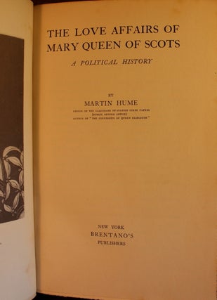 The Love Affairs of Mary Queen of Scots