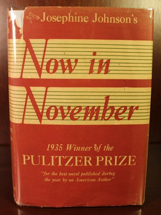 Item #002716 Now In November. Josephine Johnson