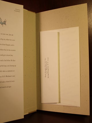 Franklin the Fly Presentation Copy to Poet Ansie Baird, Signed, Handwritten Letter Signed