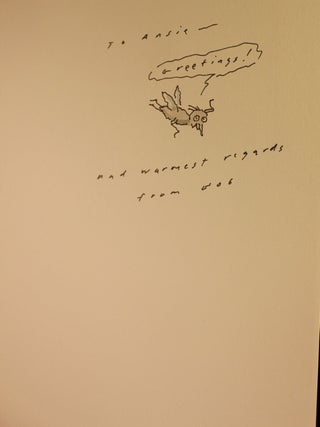 Franklin the Fly Presentation Copy to Poet Ansie Baird, Signed, Handwritten Letter Signed