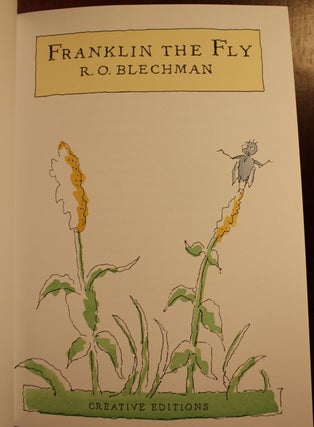 Franklin the Fly Presentation Copy to Poet Ansie Baird, Signed, Handwritten Letter Signed