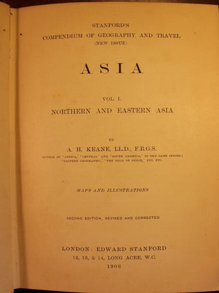 Stanford's Compendium of Geography and Travel, Asia, Vol. I Northern and Eastern Asia