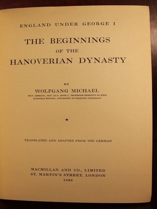 The Beginnings of the Hanoverian Dynasty