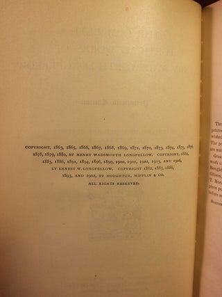 The Complete Poetical Works of Henry Wadsworth Longfellow