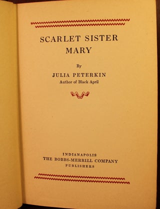 Scarlet Sister Mary