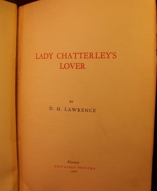 Lady Chatterley's Lover