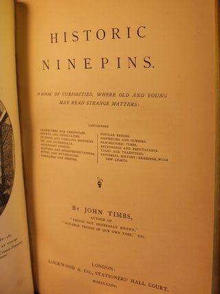 Nooks and Corners of English Life & Historical Ninepins