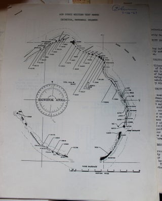Collection of Documents Relating to Dr. Elias Cohen's Research Trip to Enitewok Atoll, in the South Pacific