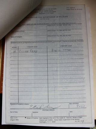 Collection of Documents Relating to Dr. Elias Cohen's Research Trip to Enitewok Atoll, in the South Pacific
