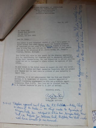 Collection of Documents Relating to Dr. Elias Cohen's Research Trip to Enitewok Atoll, in the South Pacific