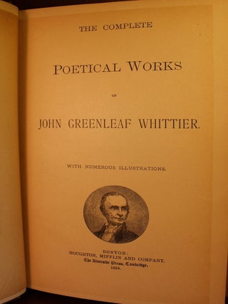 The Complete Poetical Works of John Greenleaf Whittier