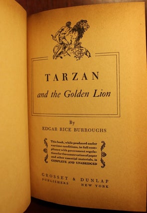 Tarzan at the Golden Lion