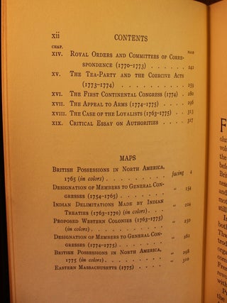 Preliminaries of the Revolution 1763-1775