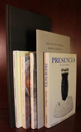 Item #003500 6 Signed Robert Creeley Books Ligeia, en famille, So There, Presences, Echoes,...