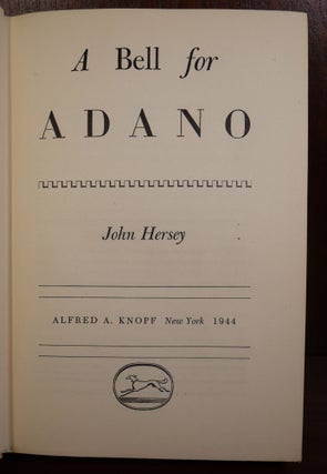 A Bell For Adano SIGNED