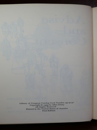 Advise and Consent ARC SIGNED