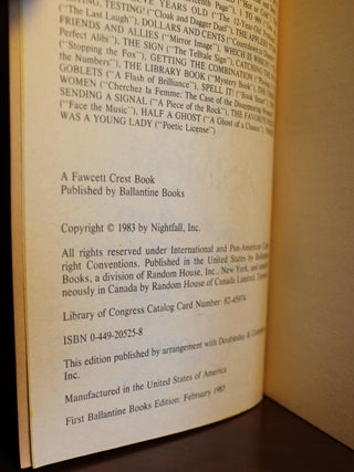 The Union Club Mysteries SIGNED with Flirtatious Inscription