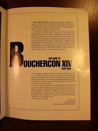 Bouchercon XIV Program