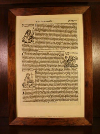 Item #003855 An original leaf from the Nuremberg Chronicle or Liber Chronicarum Folio CCXXXV....