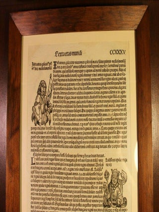 An original leaf from the Nuremberg Chronicle or Liber Chronicarum Folio CCXXXV