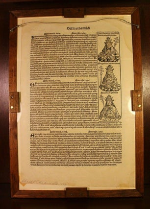 An original leaf from the Nuremberg Chronicle or Liber Chronicarum Folio CCXXXV