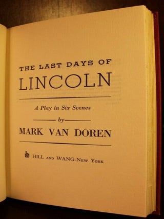 The Last Days of Lincoln
