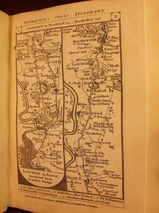 Paterson's British Itinerary Being a New and Accurate Delineation and Description of the Direct and Principle Cross Roads of Great Britain in Two Volumes