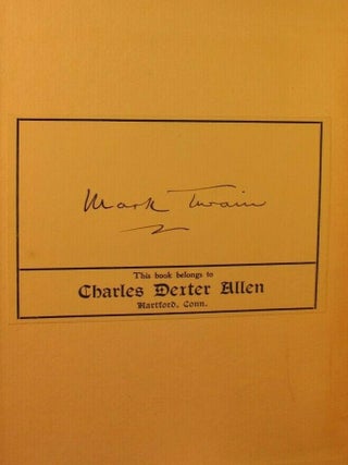 Mark Twain a Biography SIGNED