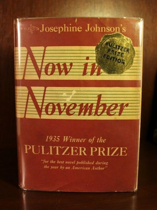 Item #004055 Now In November. Josephine Johnson