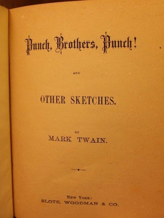 Punch, Brothers, Punch! And Other Sketches